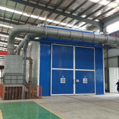 China Casting Forgings Welded Customizable Steel Structure Shot Blasting Part / Sand Blasting Booths for sale