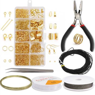 China Europe Jewelry Making Accessories Bundle for DIY Beginners Earrings Making and Repairing DIY Jewelry Making Kit and Repairing Craft for sale