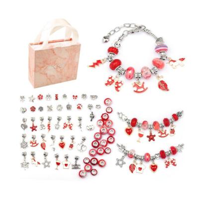 China Europe Bracelet Making Kit for Girls Charm Bracelets Kit with Jewelry for DIY Craft Jewelry Gift for Girls Birthday Christmas Teen Gift for sale