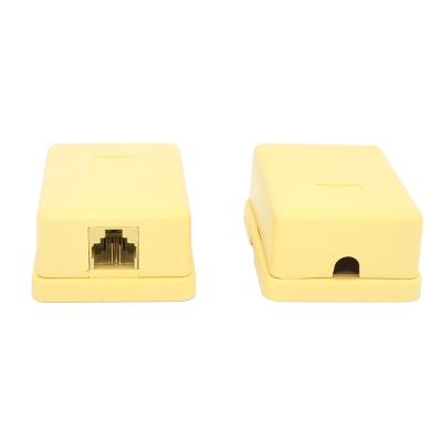 China Outdoor RJ11 Telephone Wall Mount Box 6P4C Telephone Junction Box for sale