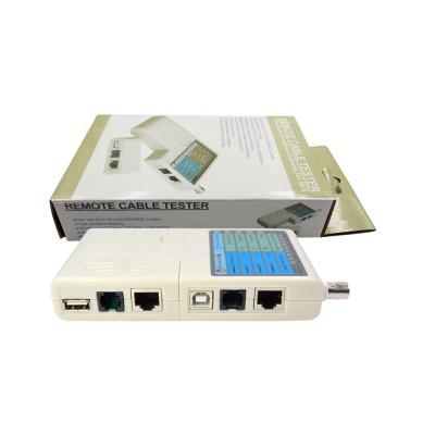 China Networking Testing 4 in 1 Network Cable Tester RJ45/RJ11/USB/BNC LAN Cable Tester for sale