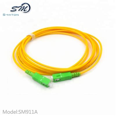 China Network Optical Fiber Patch Tie SC APC Single Mode Optical Fiber Core 2 for sale