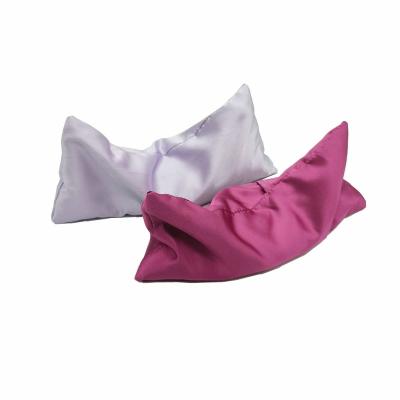 China Therapy Wholesales Microwavable Yoga Passionate Aromatherapy Weighted Satin Lavender Eye Pillow for sale