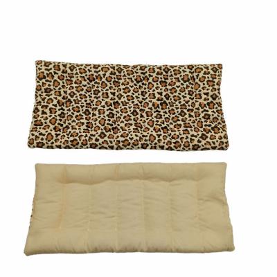 China neck & Shoulder ; Custom Leopard Print Microwave Menstrual Arm Design Clay Beads Millet Filled Heating Pad for Neck and Shoulder Belly Back Arms for sale