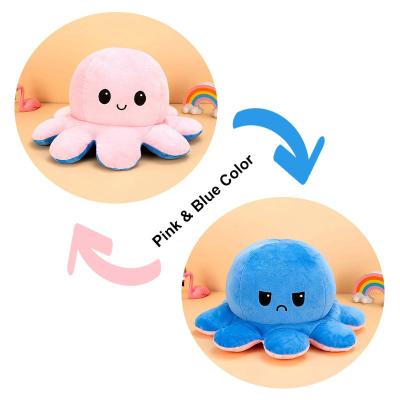 China Decoration; New Hot Selling Octopus Flip Reversible Plush Octopus Pillow Stuffed Toys From Amazon Low MOQ Play for sale