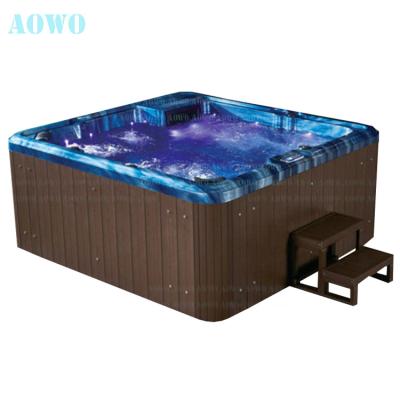 China 5 Person Outdoor Hot Tub Massage Pool Hotel Home Spa Hydraulic Whirlpool Spa for sale