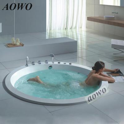 China Inground Jacuzzi Oval Massage Bathtub Inground Hydro Whirlpool Spa Tub Drop In Bathtub for sale