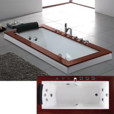 China Massage Worked Out Whirlpool Whirlpool Spa Massage Tub Jakuzzy Tub Good Quality for sale