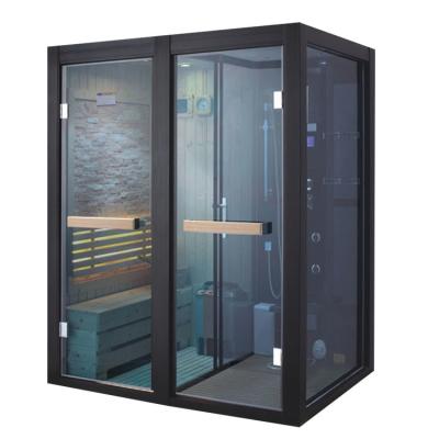 China Sauna With Steam Shower / Shower Combined Indoor Home Steam Bath Steam Sauna\Steam Sauna And Shower Steam Room Use Spa Sauna for sale