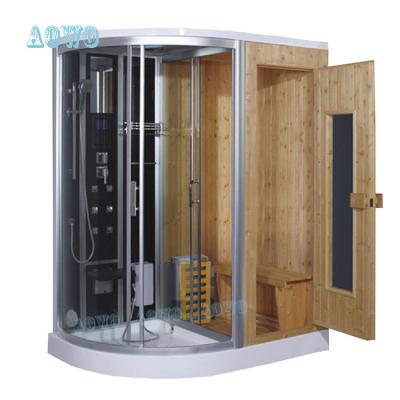 China Steam and Sauna\Steam and Shower Steamer and Sauna Combo Room with Yacozy Spa Shower Sauna for Home Bath Room Steam Sauna Rooms 8016 for sale