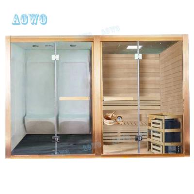 China Outdoor Sauna Cabin Computer Control Panel Steam Sauna Saturated Steam Dry Shower Room For Bath Room Steam Saunas Indoor Rooms for sale