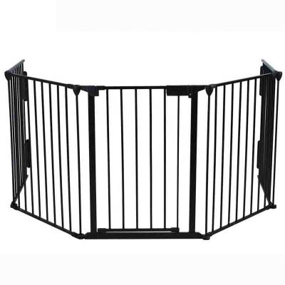 China Extra Wide Temporary Metal Gate Fence Baby Gate Around Chimney for sale