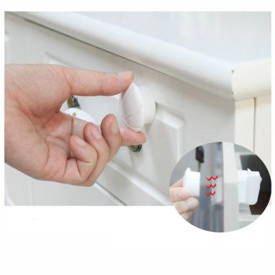 China Avoid injured finger & Protect Items Inside Cabinet Baby Safes Resistant Magnetic Sliding Door Lock Child Safety Magnetic Cabinet Locks for sale