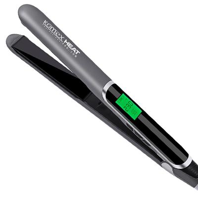 China Fashion Multifunction Saga Komex 2021 Curler Straightener Hair Tourmaline Flat Nano Hair Straightener and Flat Iron for sale