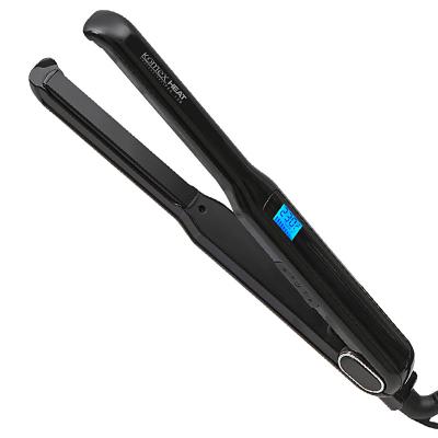 China 2020 Fashion LCD Display Multifunction Temperature Control Digital Display Komex Hair Saga Hair Curler Straightener Hair Flat Iron for sale