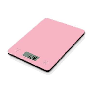 China Portable Mini Digital Food Kitchen Electronic Scale Gram Gram Ounce ML Pink Kitchen Scale With LCD Display for sale