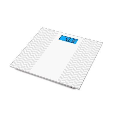 China Weight Measuring 2020 Modern New Design Smart Wireless Digital Glass Bathroom Scale Non 180 Pound Kg With Big Screen for sale