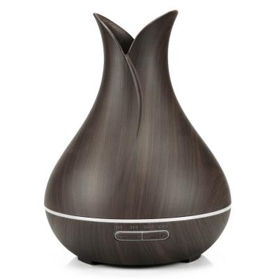 China 2021 Car Wood Plug-in 400ml New Product 7 Colors Cool Wood Grain Mist Essential Oil Humidifier Aroma Diffuser For Home for sale