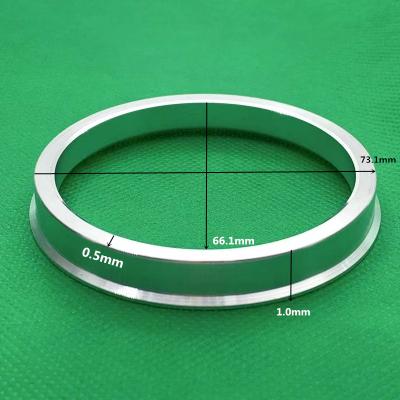 China High Hardness Suitable For Nissan 73.1-66.1 Aluminum Alloy Wheel Hub Reducer Ring Center Sleeve for sale