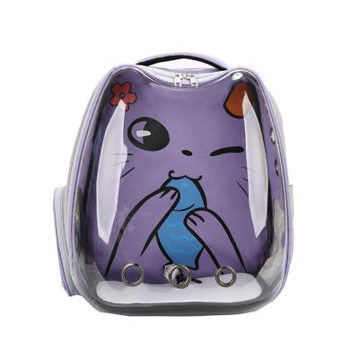 China Factory Supply Breathable Portable Pet Carrier Travel Backpack Carrier Stored Windproof Carrier Bag for sale