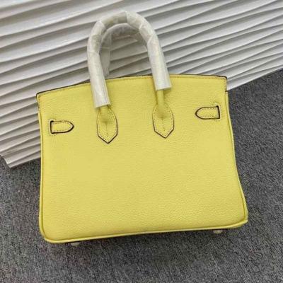 China 2021 Luxury Yellow New Fashion Leather Women's Bag Fashion Cowhide Shoulder Cross - Body Lady Hand Bag for sale