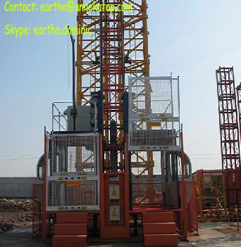 China Easy operate construction hoist SC200 elevator for sale