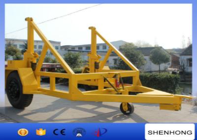 China Multifunction Cable Drum Trailer Cable Reel Carrier For Hauling And Lifting for sale