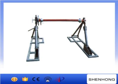 China Integrated Disc Tension Brake Cable Reel Drum Stand 50kn Capacity for sale