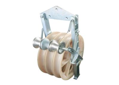 China Galvanisierter Getriebe-Leiter Stringing Block Pulley zu verkaufen