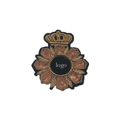 China Shoes vamp patch manufacturer China flower embroidery suitable for clothing shoes for sale