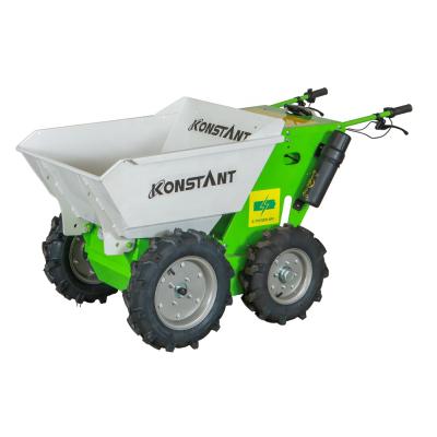 China Building Material Shops KT-MD300E Mini 4x4 Dumper Electric Wheel Barrow for sale