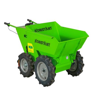 China KONSTANT Farms KT-MD300ESP Mini Dumper Hydraulic Tipping Power Electric Wheelbarrow 300kg Minidumper Payload For Sale for sale