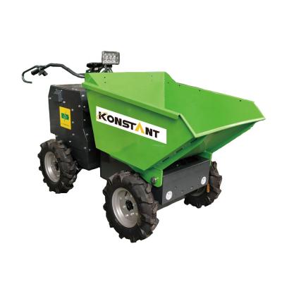 China Cultivate KONSTANT Electric High Tip Mini Dumper Truck Electric Wheelbarrow 300ENP Zero Emissions Power Wheelbarrow for sale