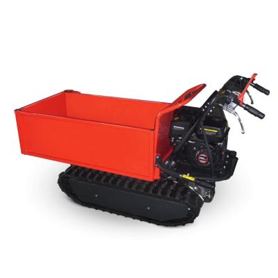 China Building Material Shops Hot Selling Unleaded Gasoline Crawler Self Loading Mini Dumper Carrier for sale