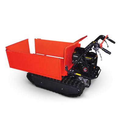 China Building Material Shops Big Capacity 500KG Tracked Truck Cargador Mini Dumper For Farm for sale