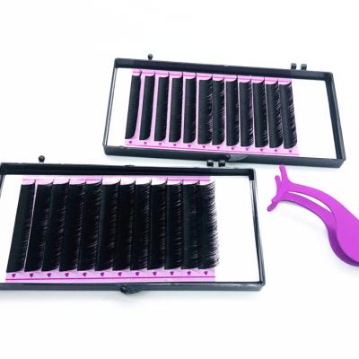 China Classic Silk Individual Lash Extensions Reusable Mink Eyelashes 12 Times for sale