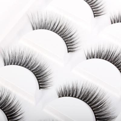 China 3D Real Faux Mink Lashes Natural Long Handmade 100% Cruelty Free For Daliy Makeup for sale