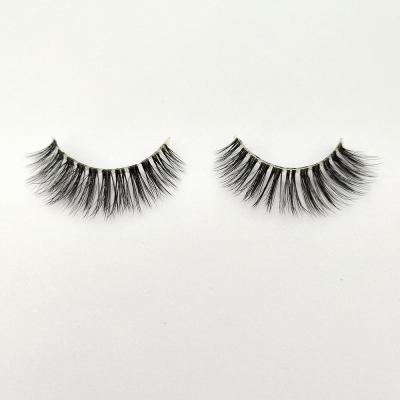 China New arrival Best Quality faux lashes natural 3D silk False Eyelashes Custom Lashes Packaging box for sale