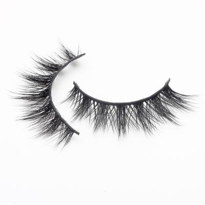 China Wholesale private label silk strip eyelashes 3d faux mink free false eye lashes samples synthetic fiber lashes for sale