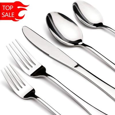 China Sustainable Steen Tableware Custom Black Silverware Stainless Steel Flatware Table Spoon Restaurant Flatware Set for sale