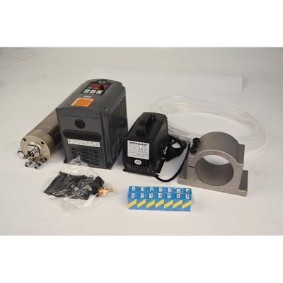 China Water Cooled Spindle Kit 1.5kw 24000RPM VFD Inverter RS485 ER11 For CNC Milling for sale