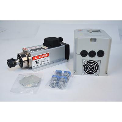 China ER20 Air Cooled CNC Spindle Motor Kit 4 Pcs Bearings 2.2kw With FL Inverter for sale