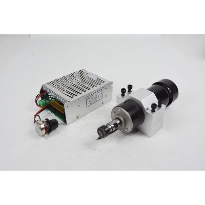 China 0.5kw Clamps Air Cooled Spindle Motor Kit ER11 Chuck Power Supply Speed Governor for sale