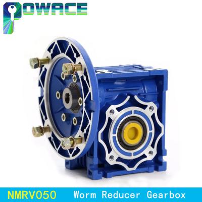 China Round Flange NMRV050 Worm Gear Reducer Gearbox 80B5 80B14 71B5 71B14 63B5 for sale