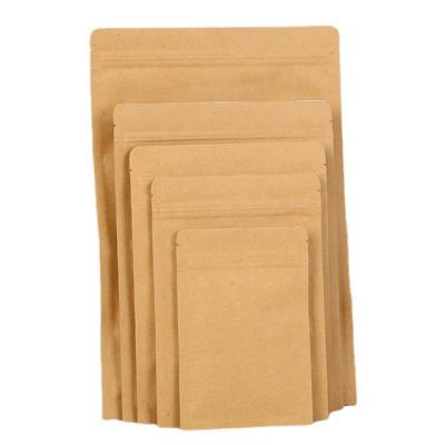 China Cheapest Whole Sale Manufacturer Logo Kraft Custom Self Adhesive Kraft Paper Bags Biodegradable for sale