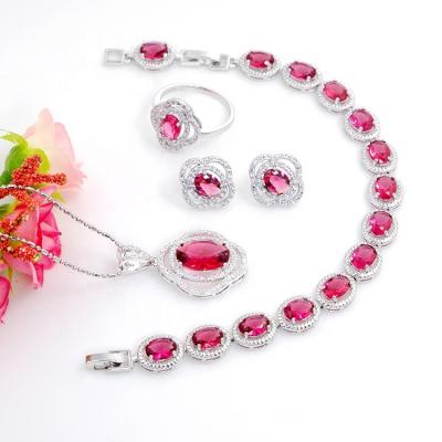 China Fashion Trending Commodity Set Necklace Earrings Jewelry For Women for sale