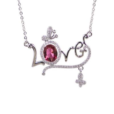 China Romantic Hot Sale Fashion Classic Stainless Steel Heart Necklace Women for sale