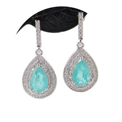 China Simulation CLASSIC Classic Emerald Ring Earrings Pendant Jewelry Necklace Set for sale