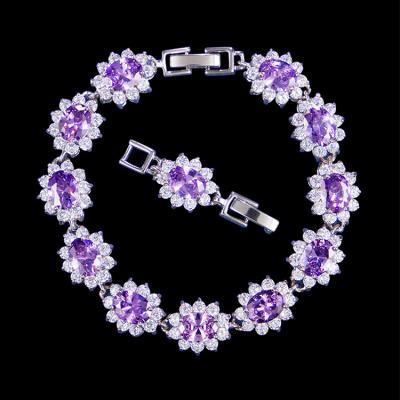 China Newest FASHIONABLE Original Factory All Kind Of Charm Bracelets Stone Jewelry For Women Wedding Party Gift Engagement for sale