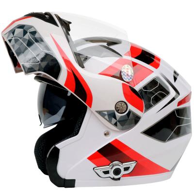 China High Quality Approved Sports Motorcycle 3000MA Dirt Bike Racing BT Full Face Helmet for sale